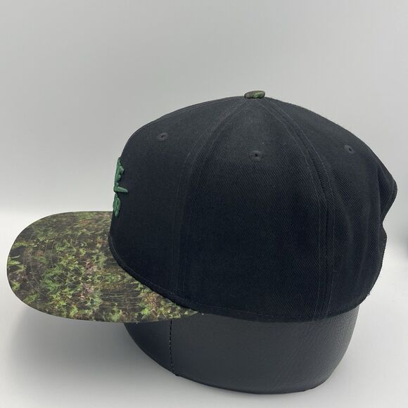 Nike SB Baseball Hat Cap SnapBack Black Woodland Camo Bill Skater Embroidered - Picture 5 of 13